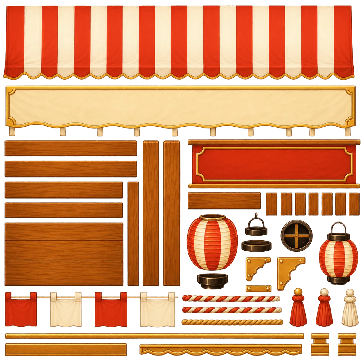 屋台アセット