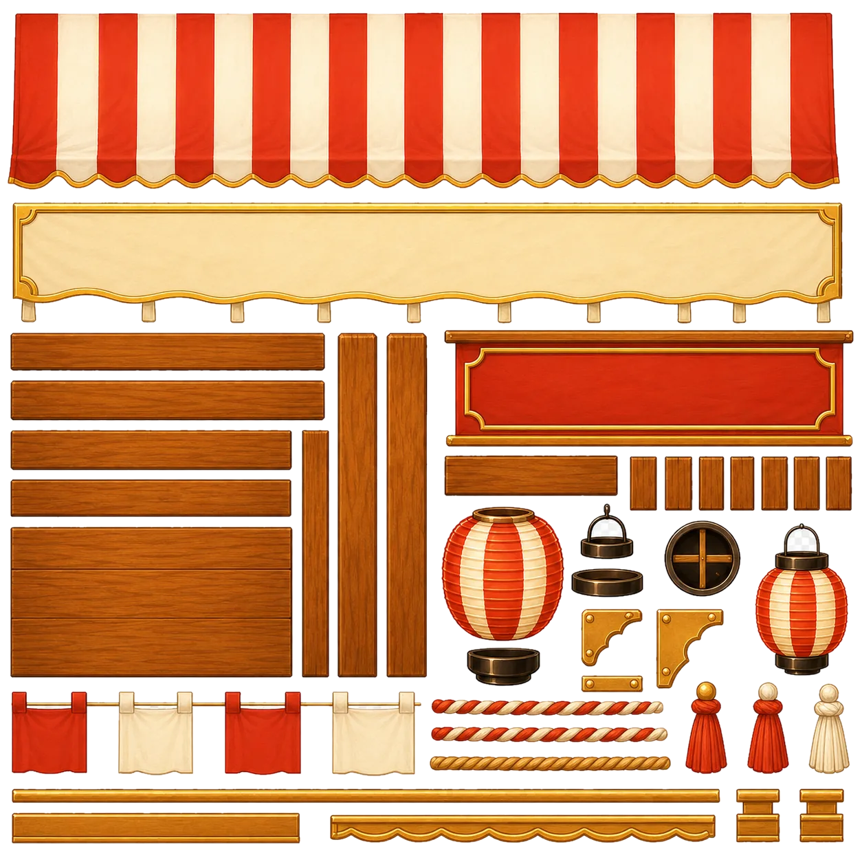 屋台アセット
